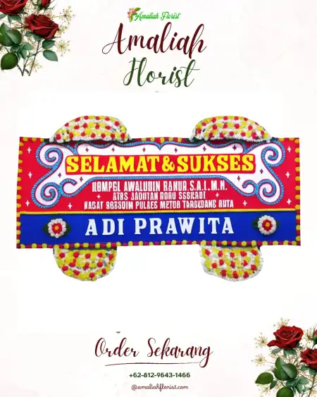 Papan Bunga Ucapan Selamat Gunungwangun
